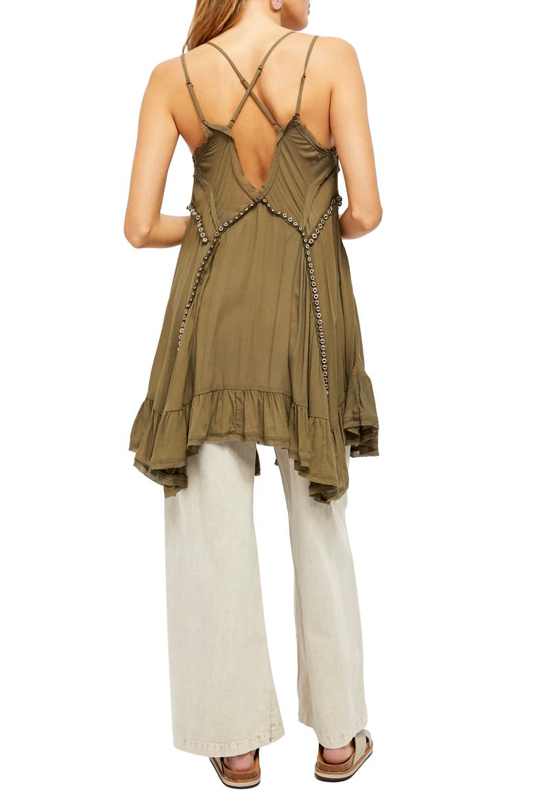 Sway with Me Trapeze Tunic Dress, Alternate, color, MARSH