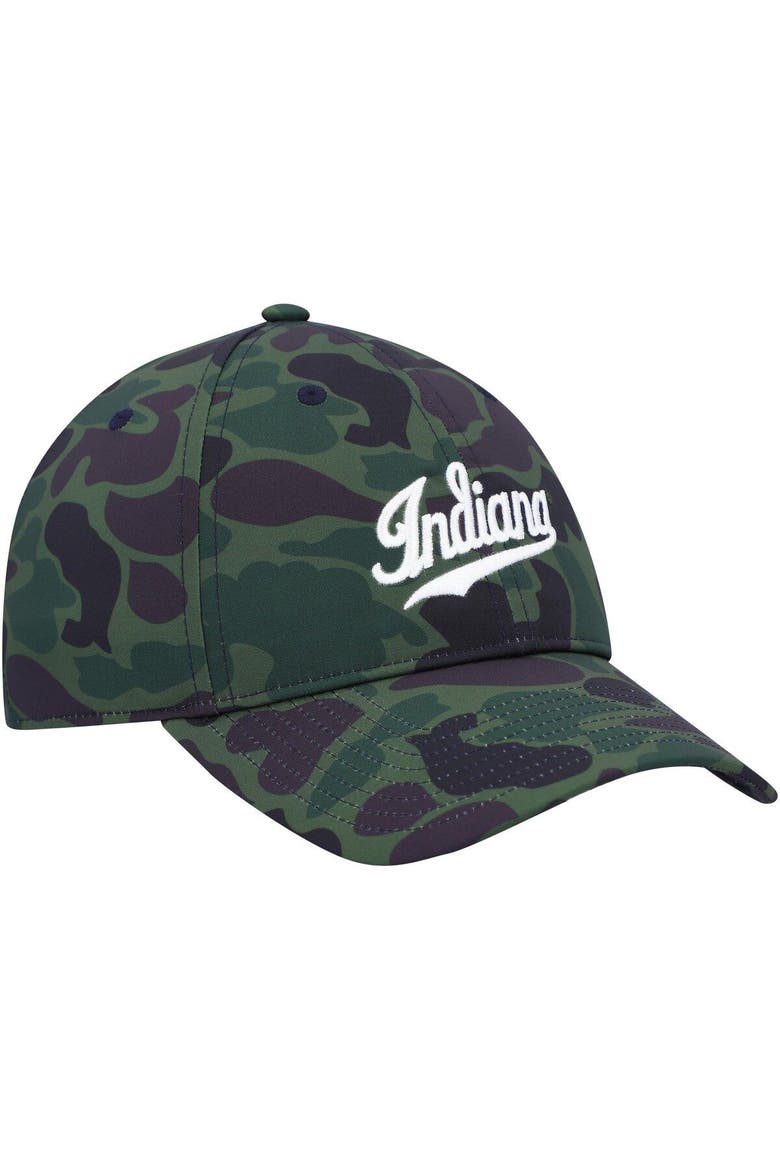 Men's adidas Camo Indiana Hoosiers Military Appreciation Slouch Primegreen Adjustable Hat, Alternate, color, Camo