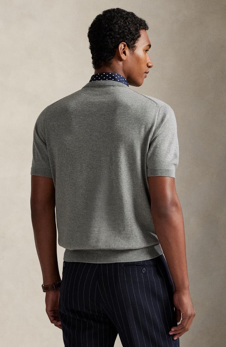 Polo Ralph Lauren Short Sleeve Cotton Crewneck Sweater, Alternate, color,