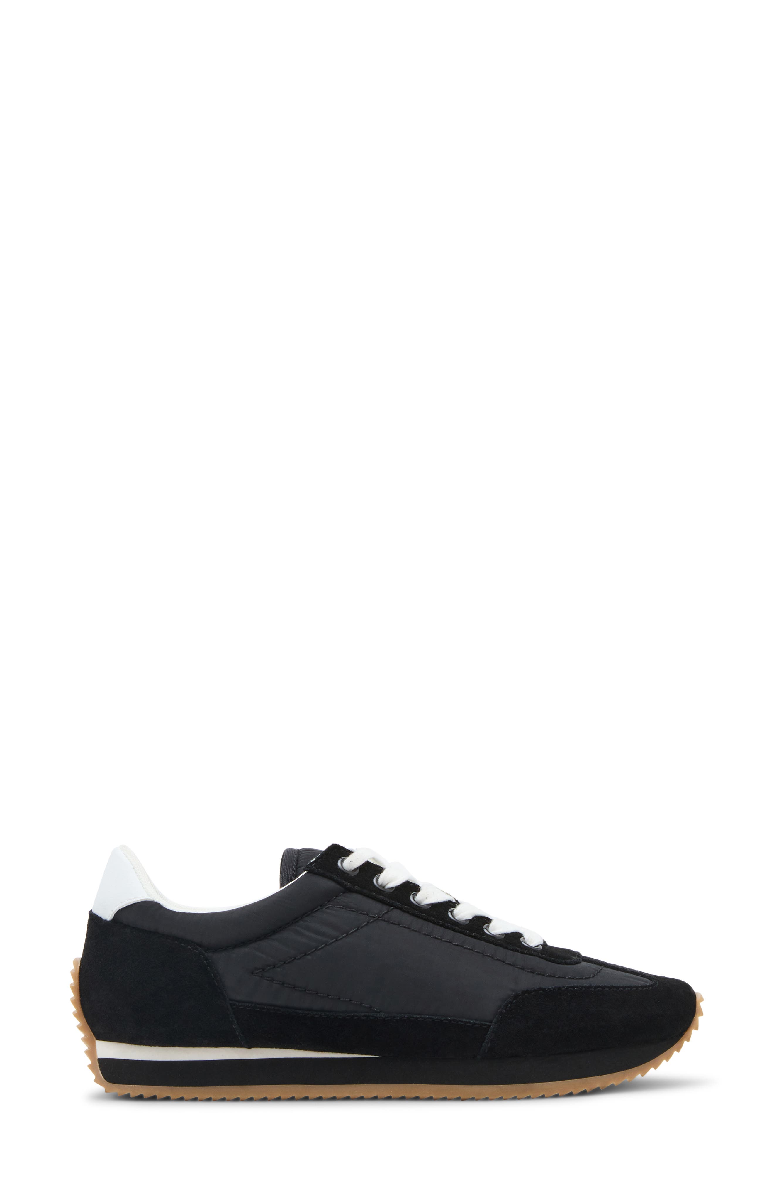 Blondo Ersula Low Profile Waterproof Sneaker, Alternate, color, Black Nylon