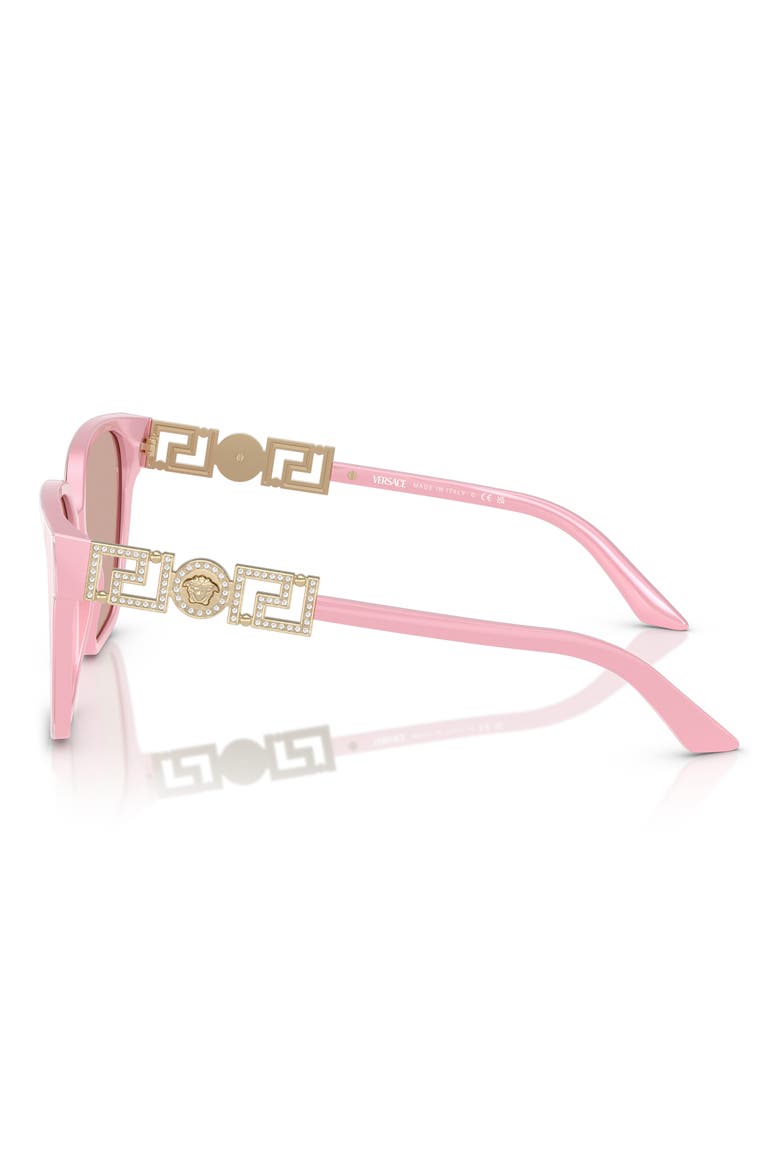 56mm Butterfly Sunglasses, Alternate, color, PASTEL PINK