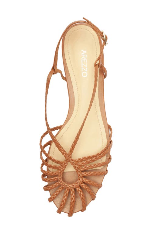 Arezzo Paola Womens Braided Caged Slingback Sandals