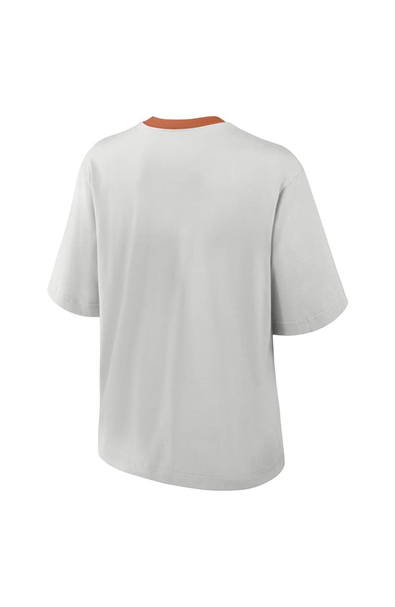 Nike Women's Nike Gray Texas Longhorns Legacy Arch Script Boxy T-Shirt, Alternate, color, Gray