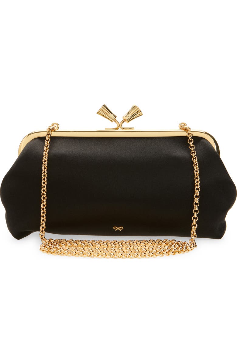Anya Hindmarch Maud Satin Clutch, Alternate, color,