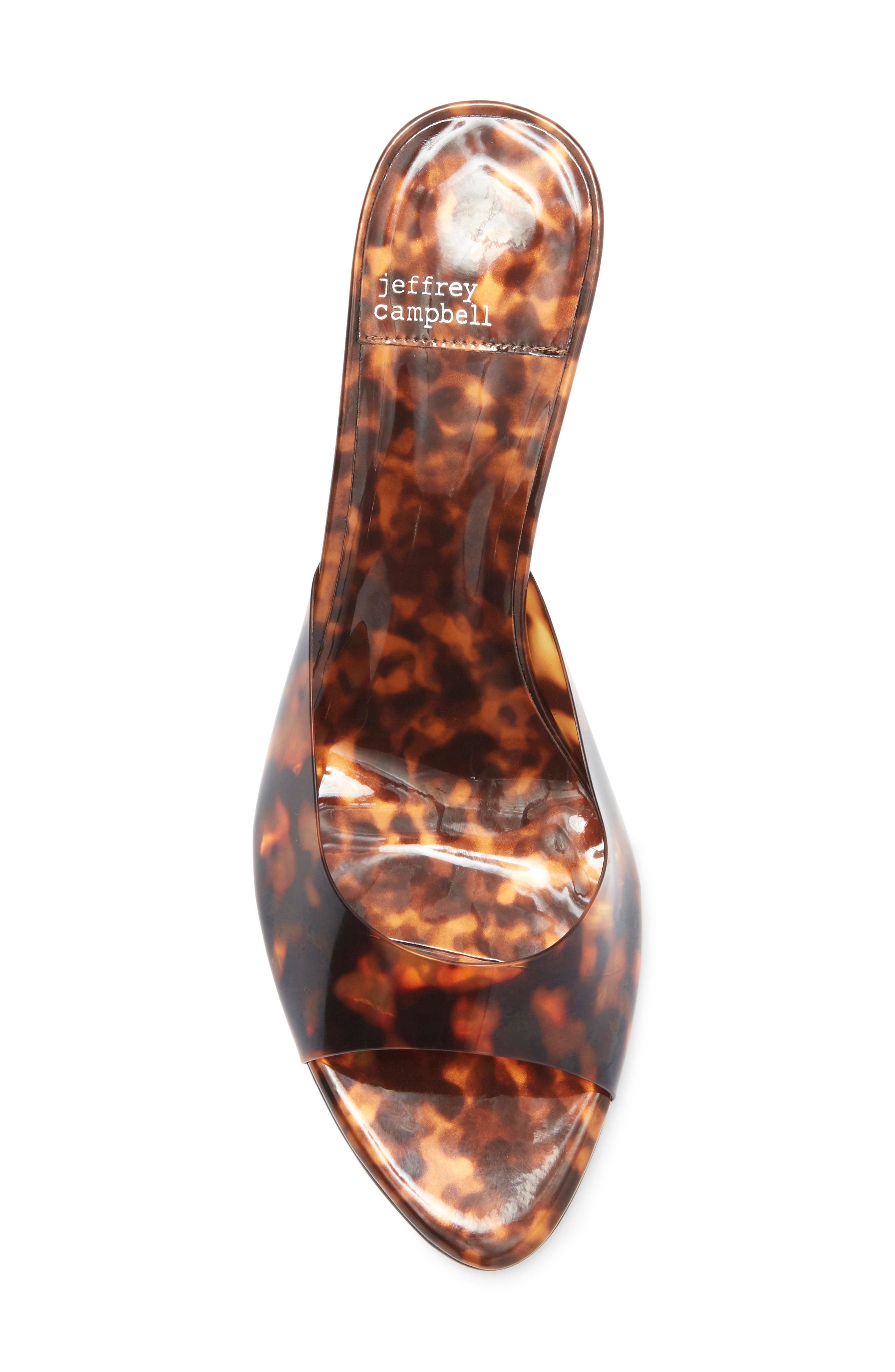 Jeffrey Campbell Spy-Kid Slide Sandal, Alternate, color, Tortoise