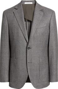Nordstrom Duke Plaid Merino Wool Sport Coat