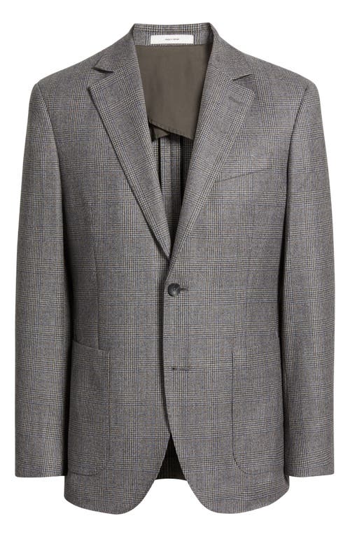 Nordstrom Duke Plaid Merino Wool Sport Coat In Gray