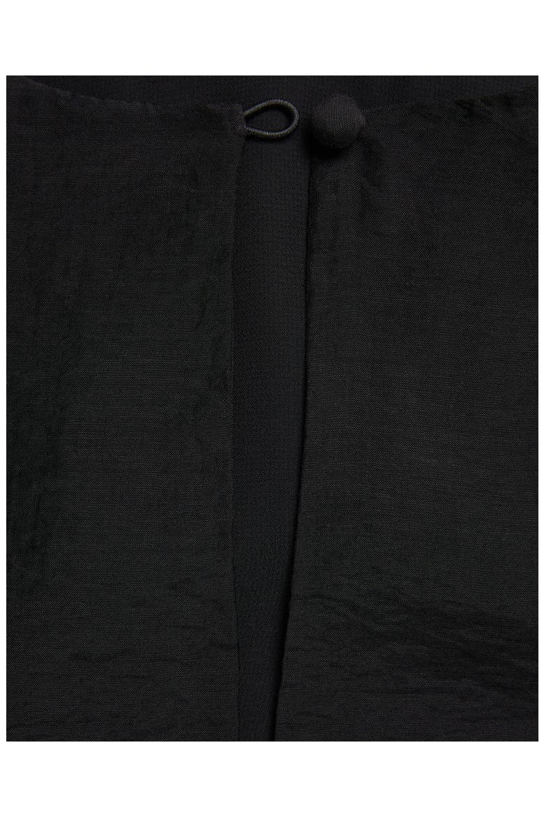 Sachiko Ruched Elbow Sleeve Top, Alternate, color, BLACK