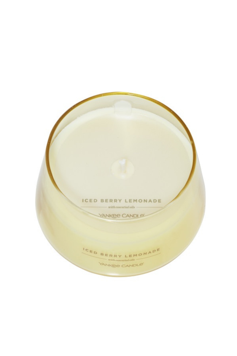 Iced Berry Lemonade Studio Candle with Essential Oils, Set of 2, Alternate, color, Yellow