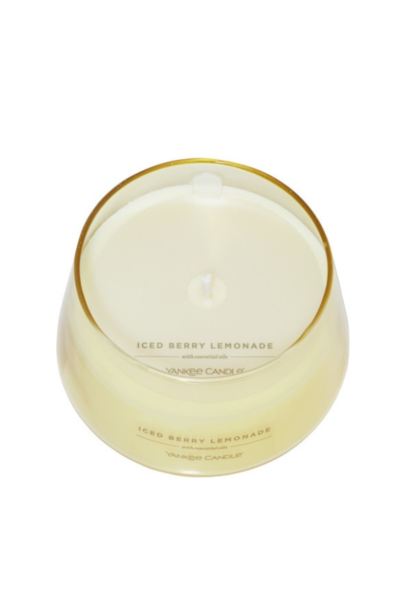 YANKEE CANDLE Iced Berry Lemonade Studio Candle with Essential Oils, Set of 2, Alternate, color, Yellow