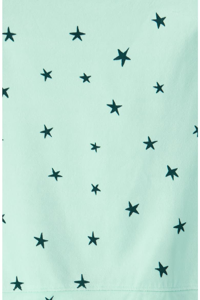 Kids' Sporty Velour Pajamas, Alternate, color, MULTI GREEN STAR DREAMS