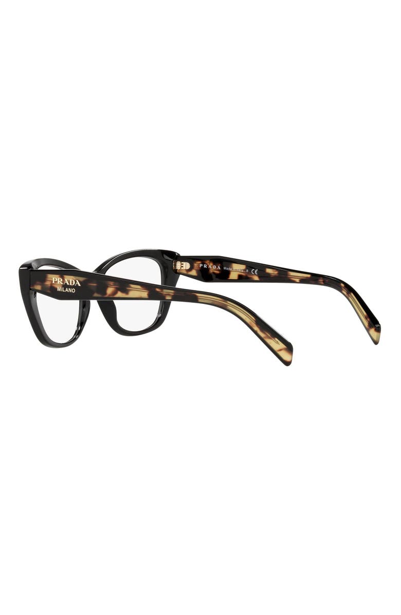 Prada 52mm Cat Eye Optical Glasses, Alternate, color, 