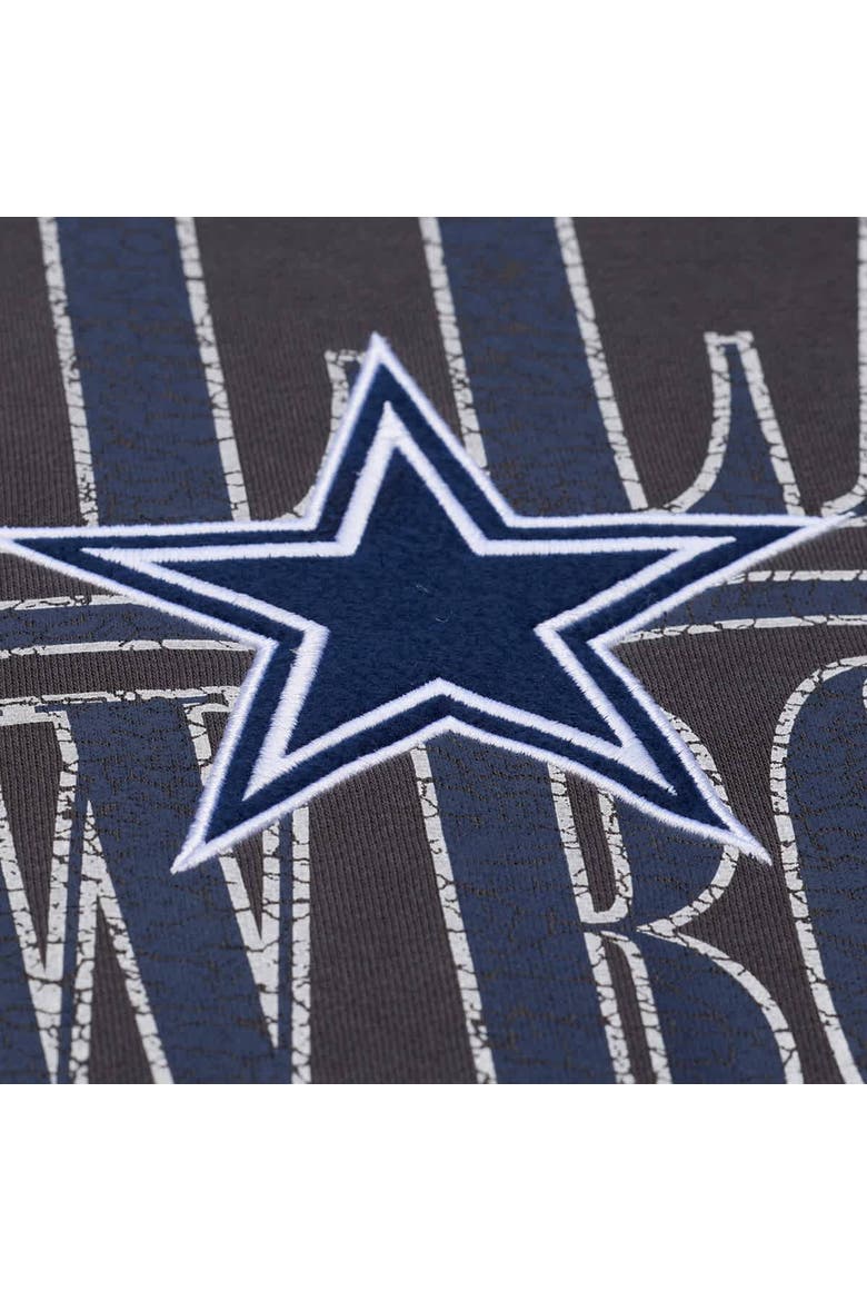Men's Mitchell & Ness Black Dallas Cowboys Downtown Collection Fleece Sweatshirt, Alternate, color, Black