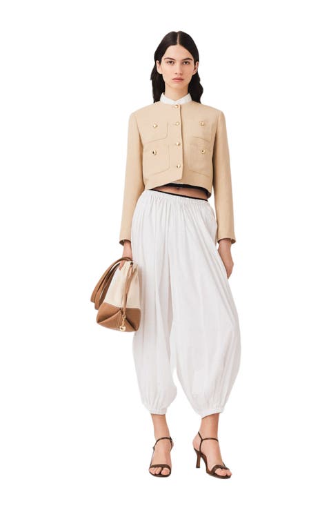 Harem cotton trousers