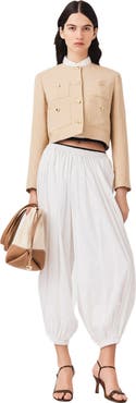 maje Harem cotton trousers
