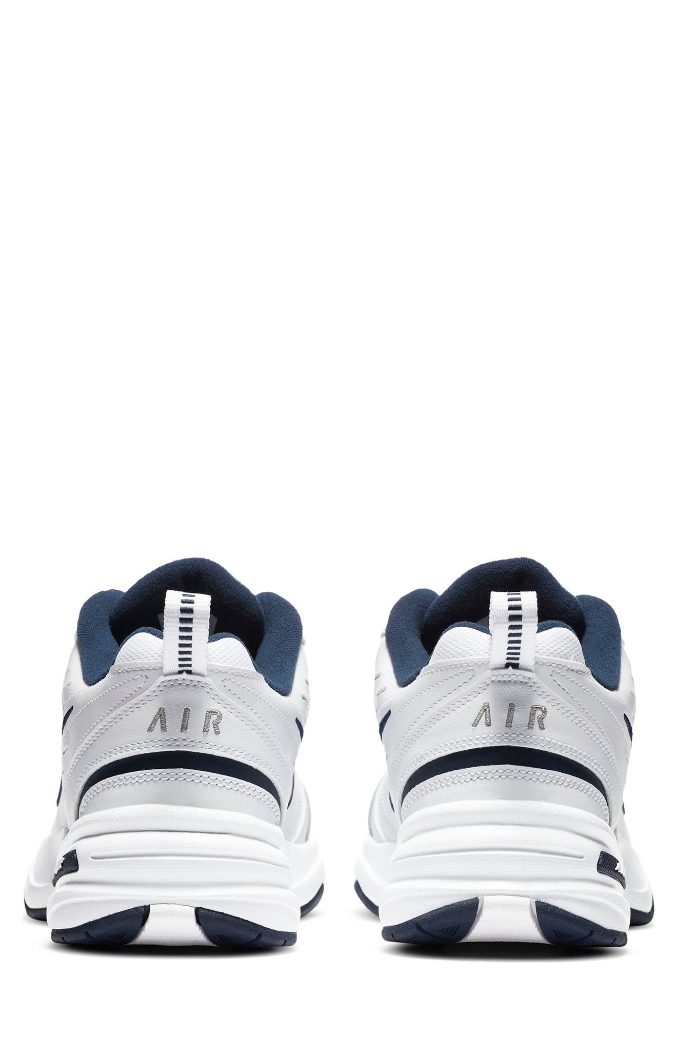 Nike Air Monarch IV Training Sneaker, Alternate, color, White/ Metallic Silver