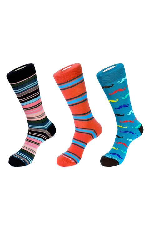 Assorted 3-Pack Crew Socks