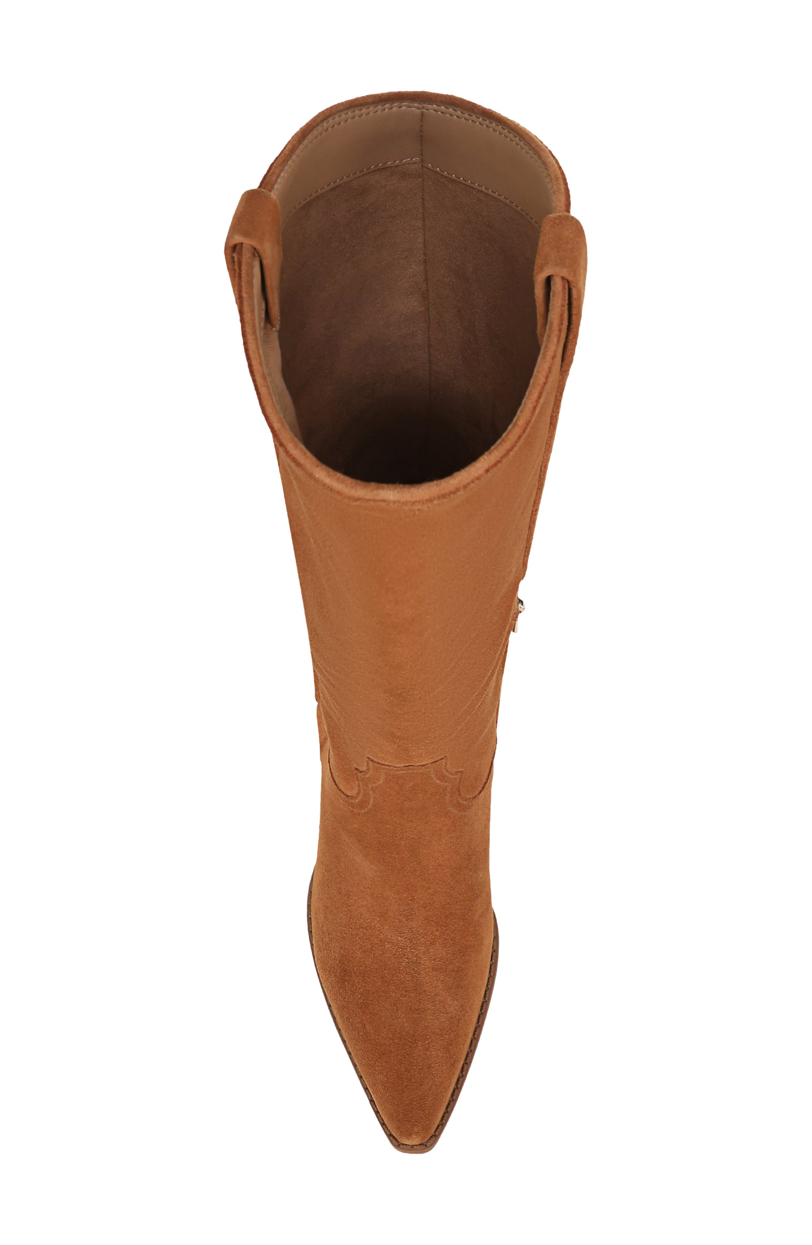 Sam Edelman Wyatt Knee High Western Boot, Alternate, color, Frontier Brown