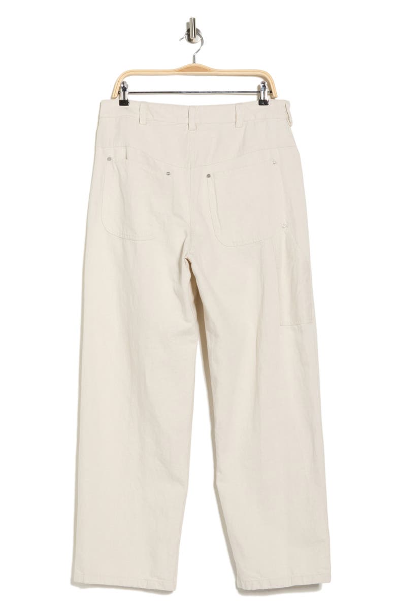 TWP Mila Stretch Cotton Pants, Alternate, color, Natural