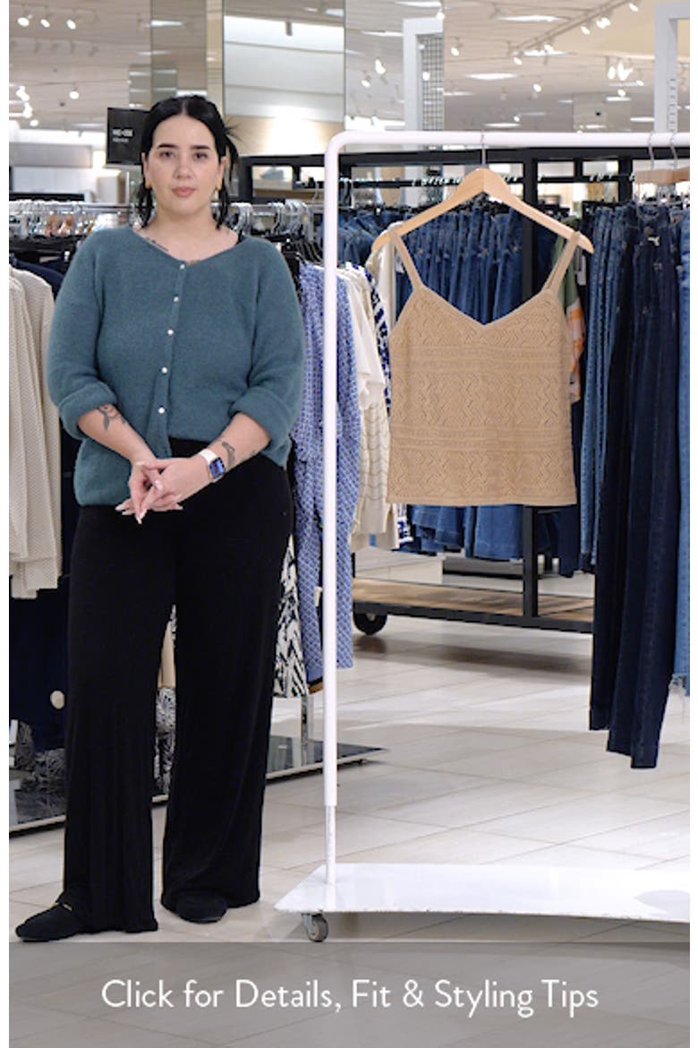 Mixed Stitch Linen & Cotton Sweater Tank video