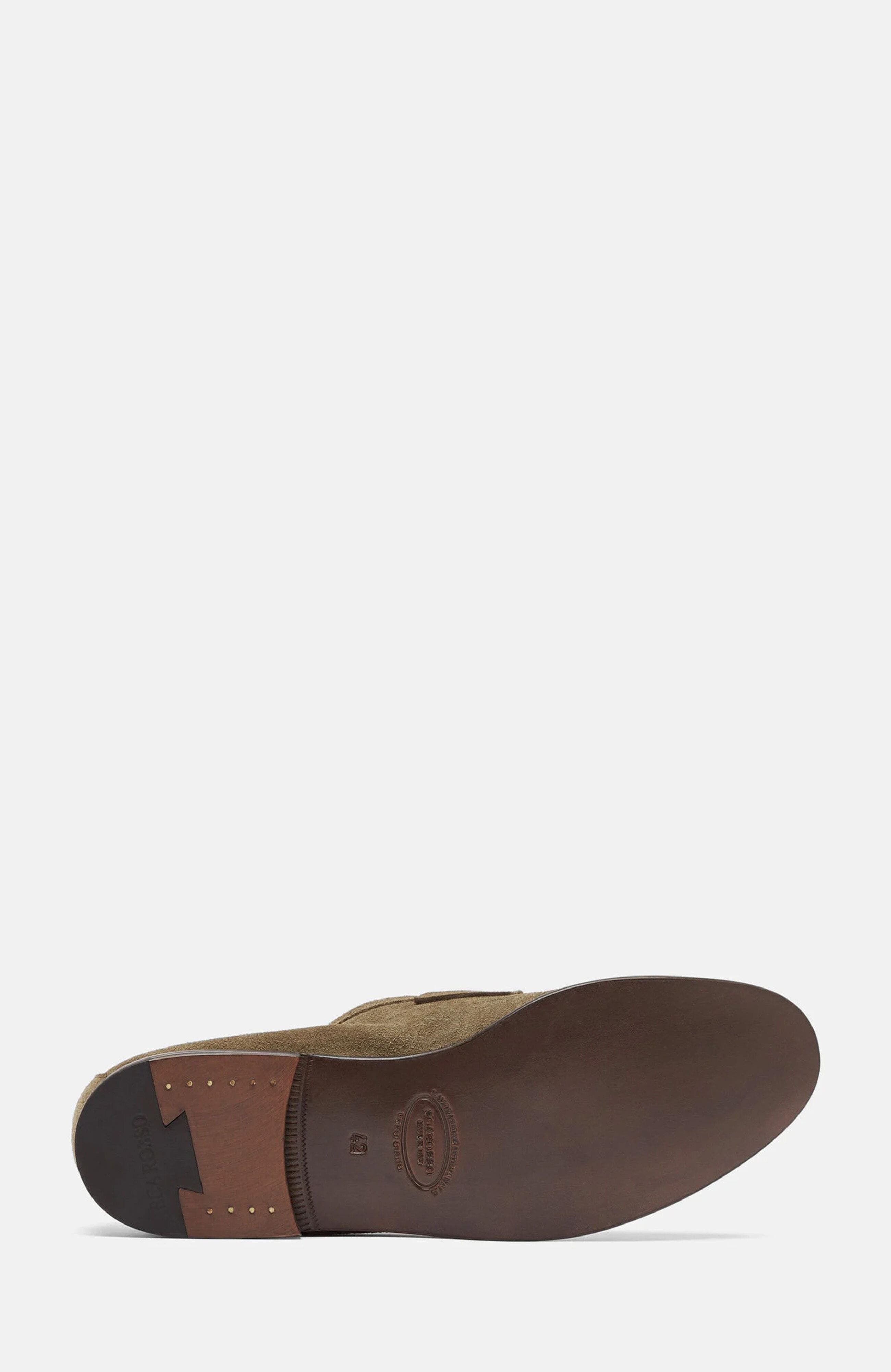 Gregory Loafers, Alternate, color, Taupe - Suede