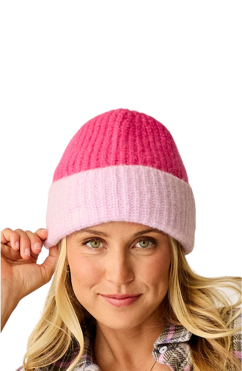 Carve Designs Darcy Wool Beanie, Alternate, color, Hot Pink