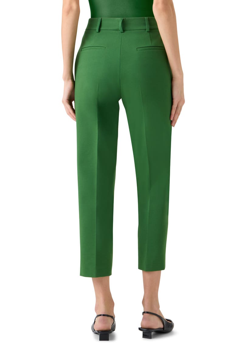 High Waist Signature Jersey Pants, Alternate, color, GREEN