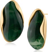 JARDIN Organic Resin Statement Earrings