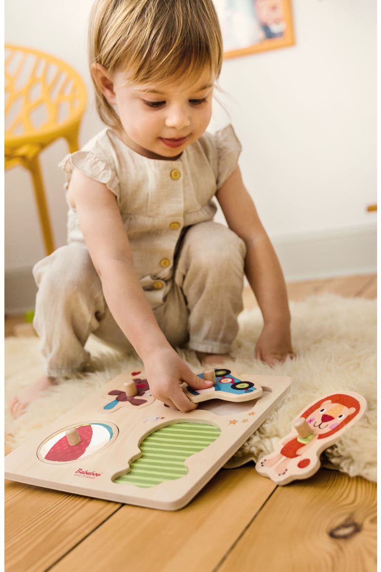 Bababoo Lion Favorite Treasures Clutching Puzzle, Alternate, color, Multi