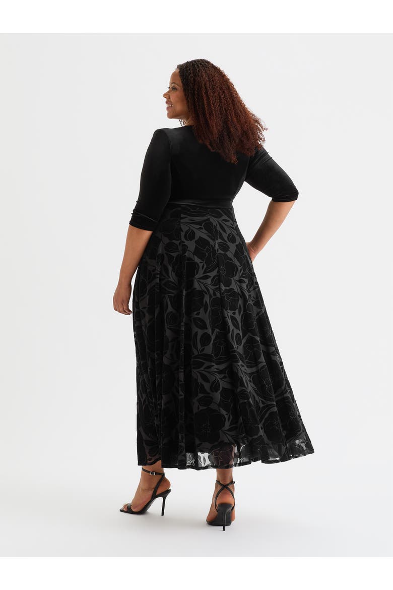Velvet 2 In 1 With Flock Skirt, Alternate, color, Black Velvet