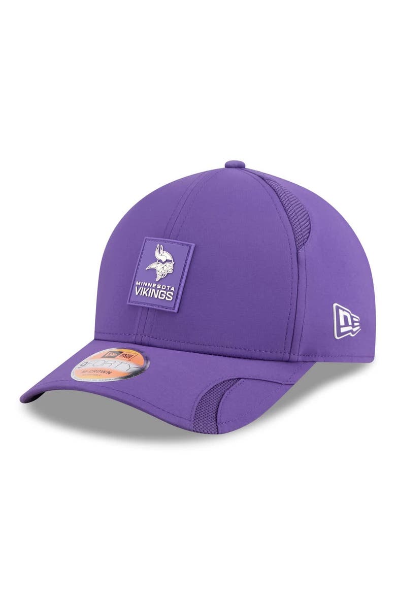 New Era Men's New Era Purple Minnesota Vikings 2025 Sideline  M-Crown 9FORTY Adjustable Hat, Main, color, Purple