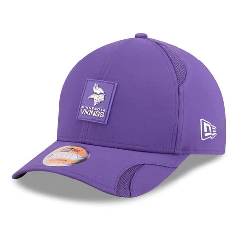 Men's New Era Purple Minnesota Vikings 2025 Sideline  M-Crown 9FORTY Adjustable Hat