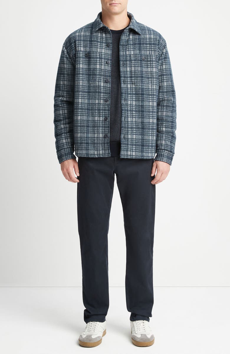 Vince Plaid Fleece Lined Shirt Jacket, Alternate, color,
