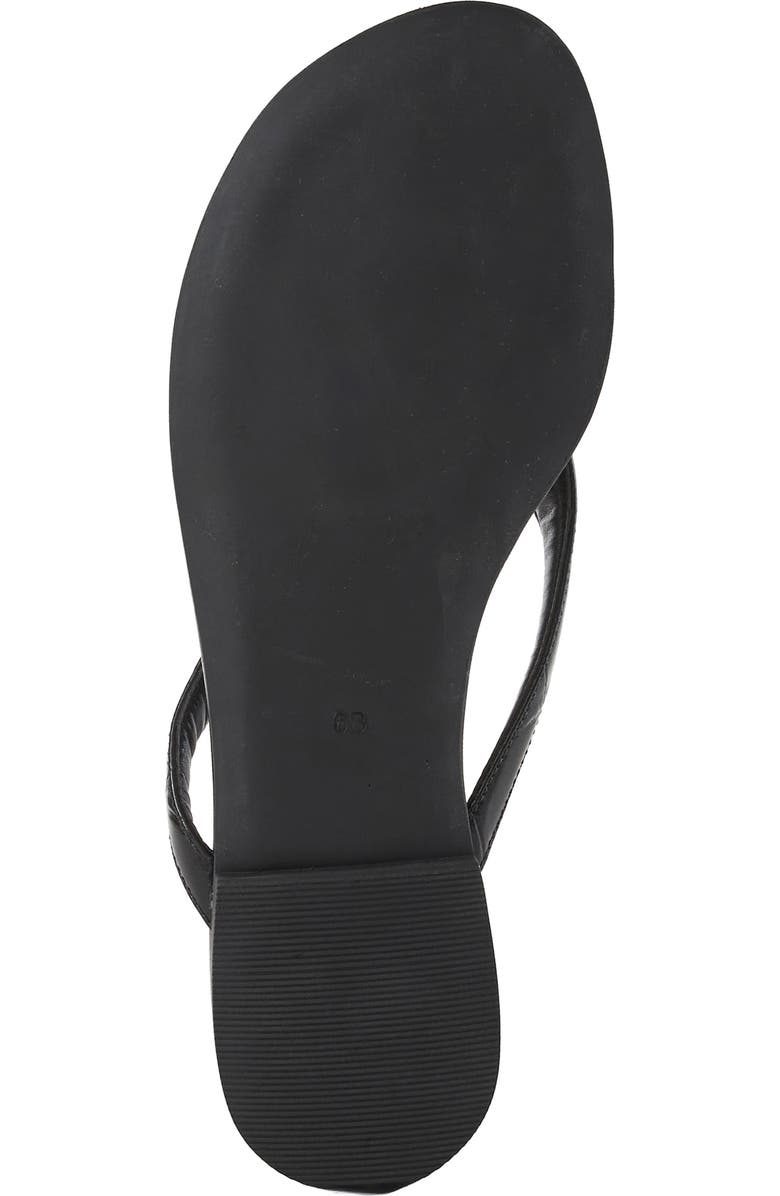 Bruno Magli Malora Flip Flop, Alternate, color, Black Leather