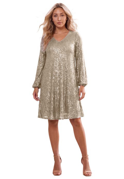Sequin Swing Dress.