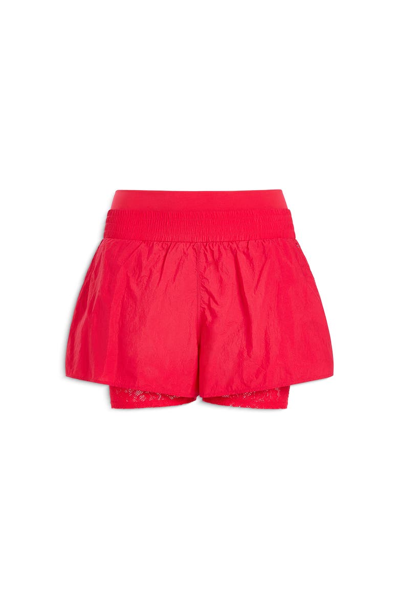 Warm Up Lace Short, Alternate, color, Raspberry Jam