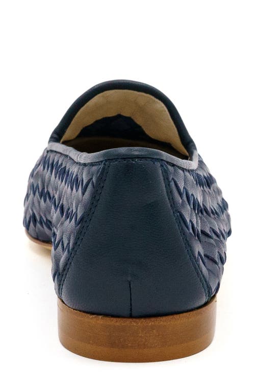Amalfi By Rangoni Gastone Perforated Espadrille In Peacot Stuoia Dama