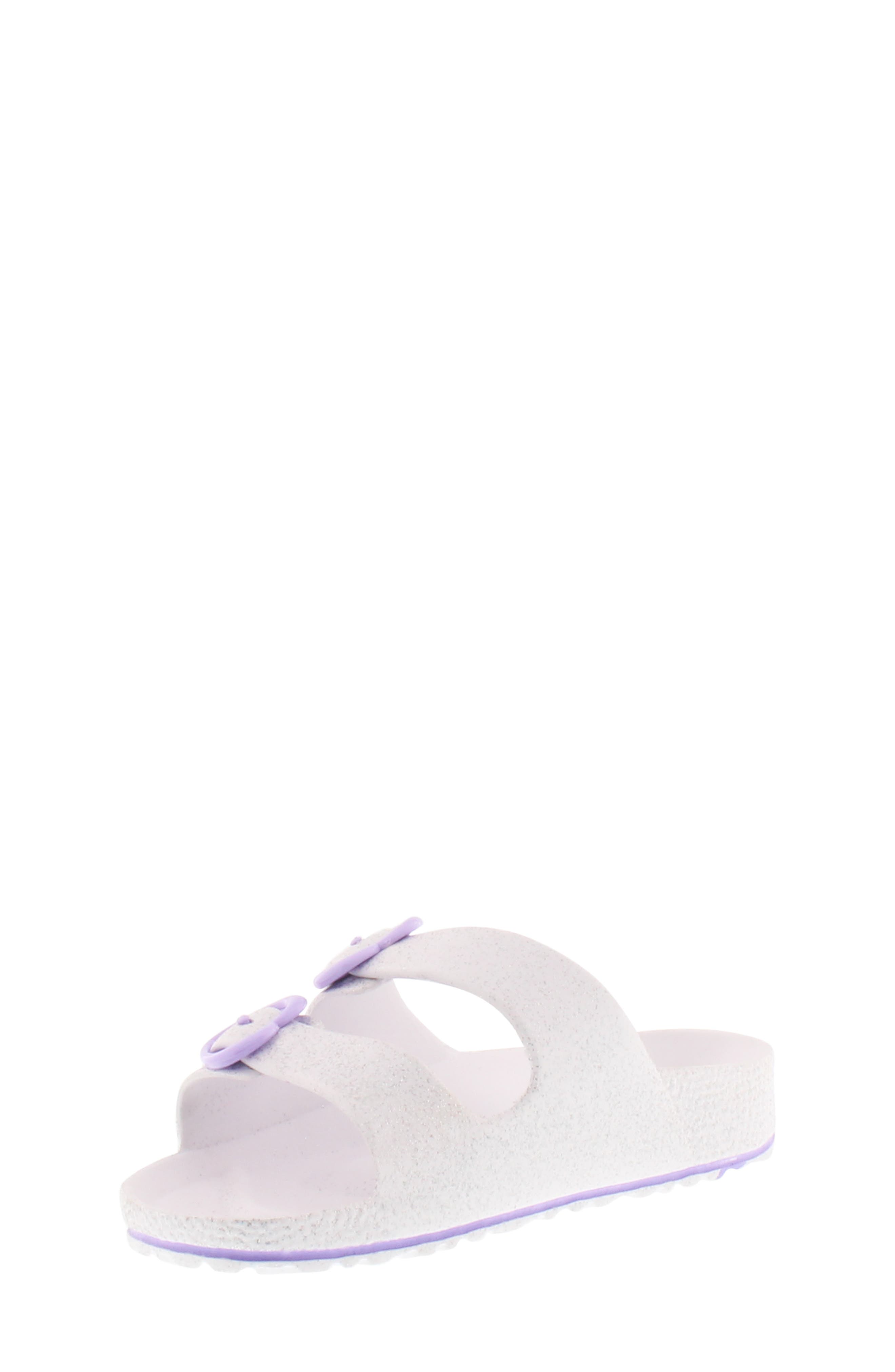 Kenneth Cole Reaction Reaction Kenneth Cole Aqua Love Glitter Slide Sandal, Main, color, 