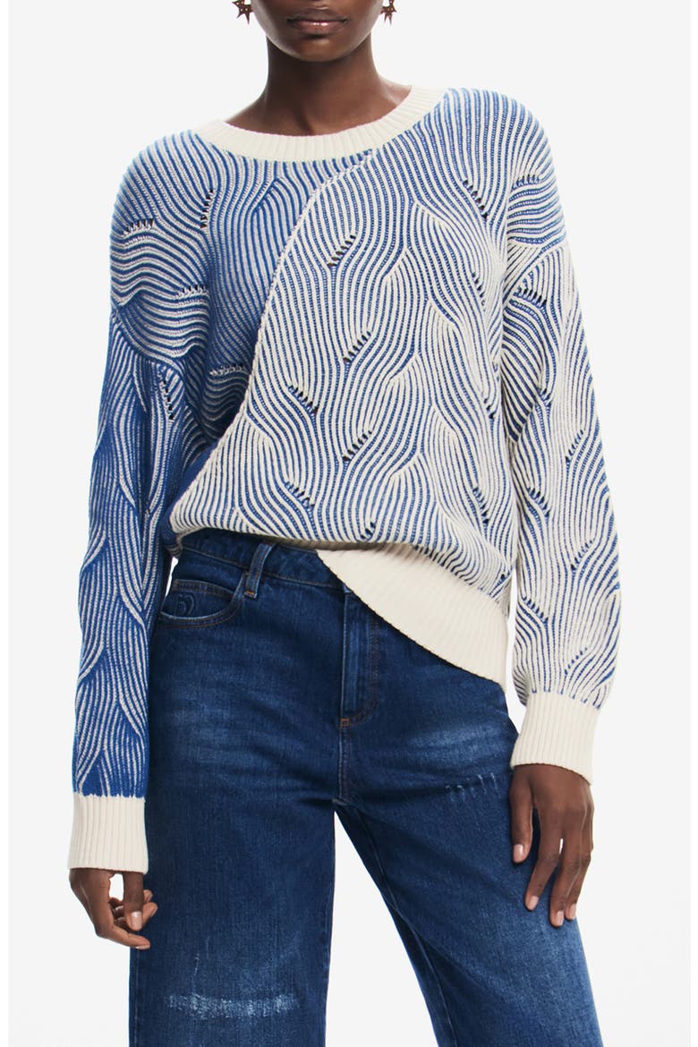 Ottawa Crewneck Sweater, Main, color, BLUE