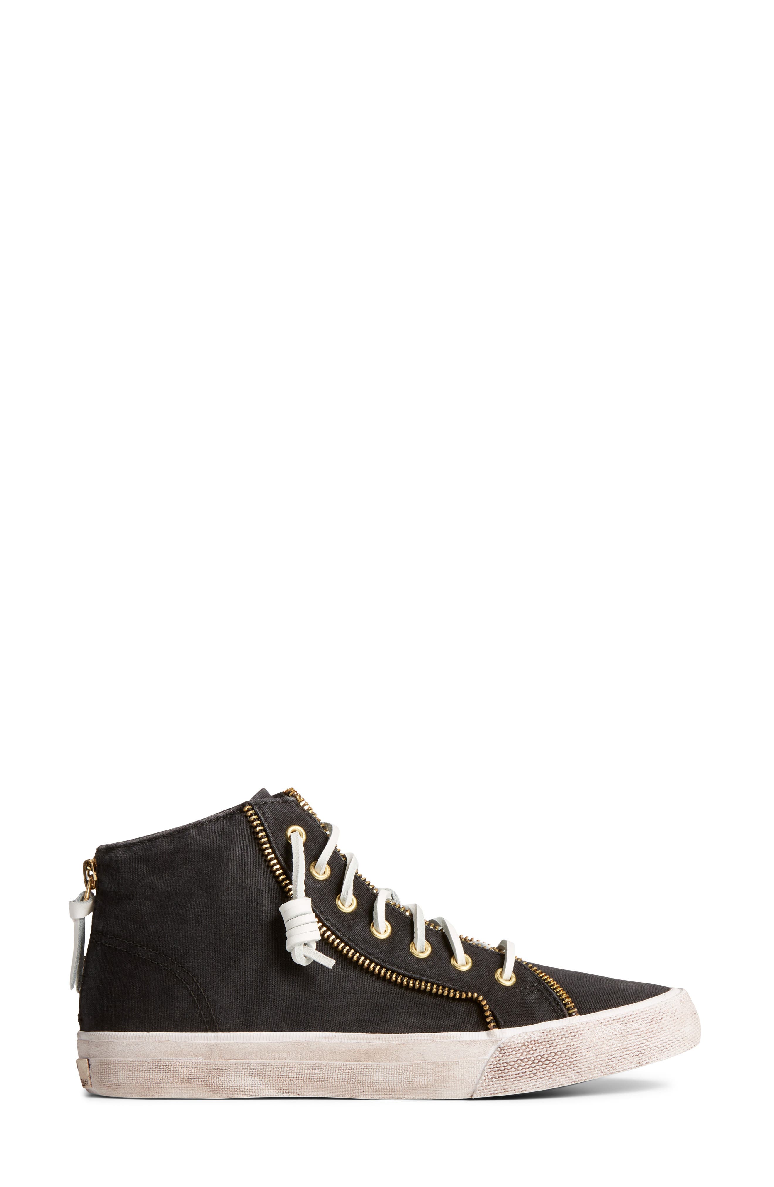 Sperry x Rebecca Minkoff Washed Canvas High Top Sneaker, Alternate, color, 