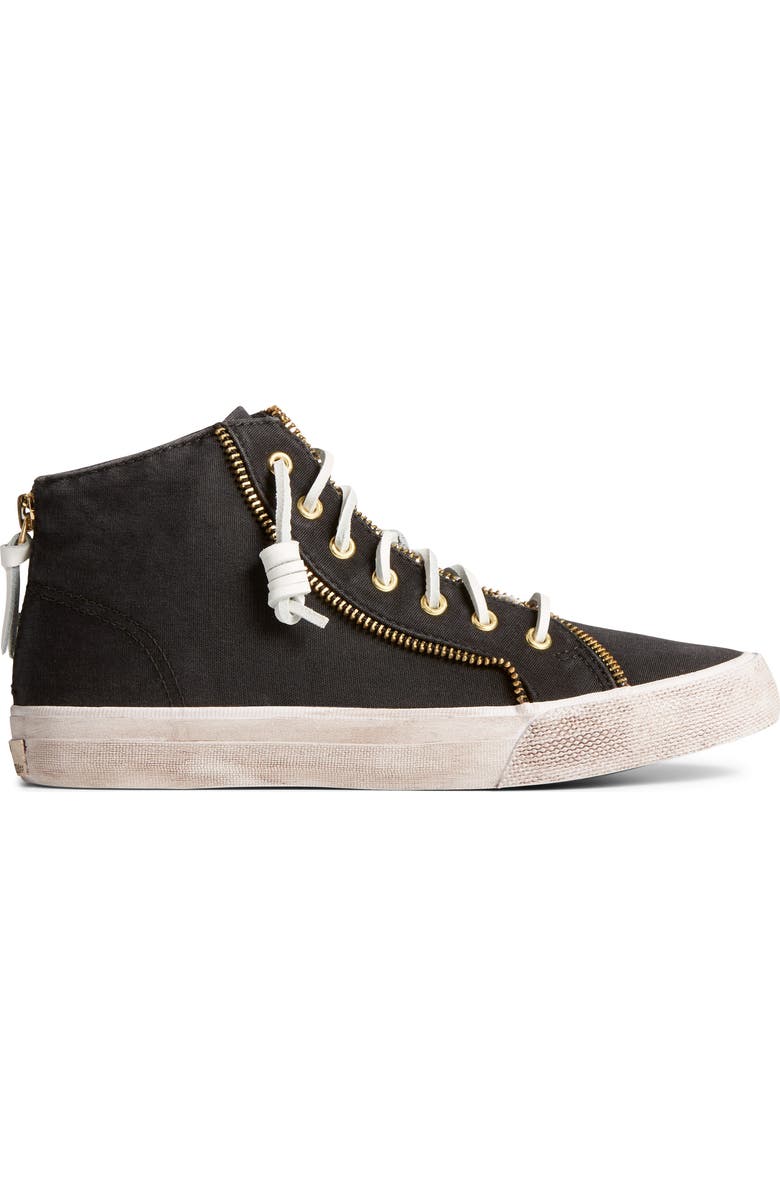 Sperry x Rebecca Minkoff Washed Canvas High Top Sneaker, Alternate, color,