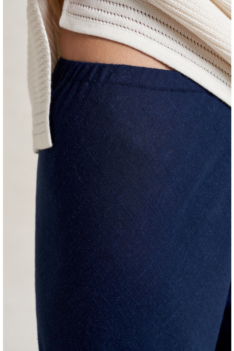 Linen Colby Pant, Alternate, color, Midnight