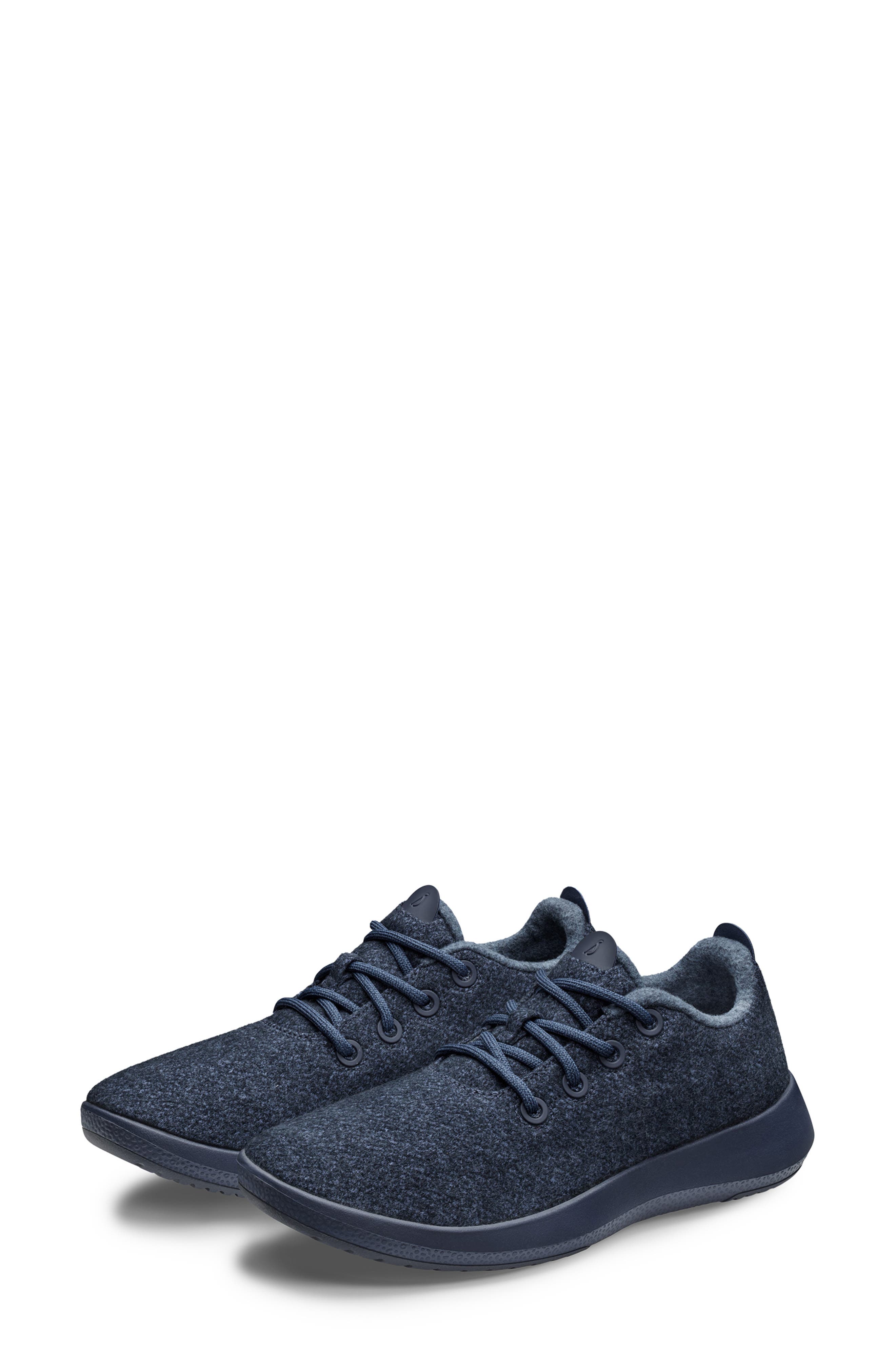 Allbirds Wool Runner Up Mizzle Sneaker, Alternate, color, Savanna Night/ Navy