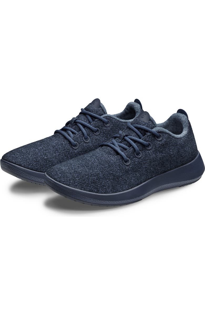 Allbirds Wool Runner Up Mizzle Sneaker, Alternate, color, Savanna Night/ Navy