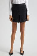Emporio Armani Metallic Tweed Miniskirt