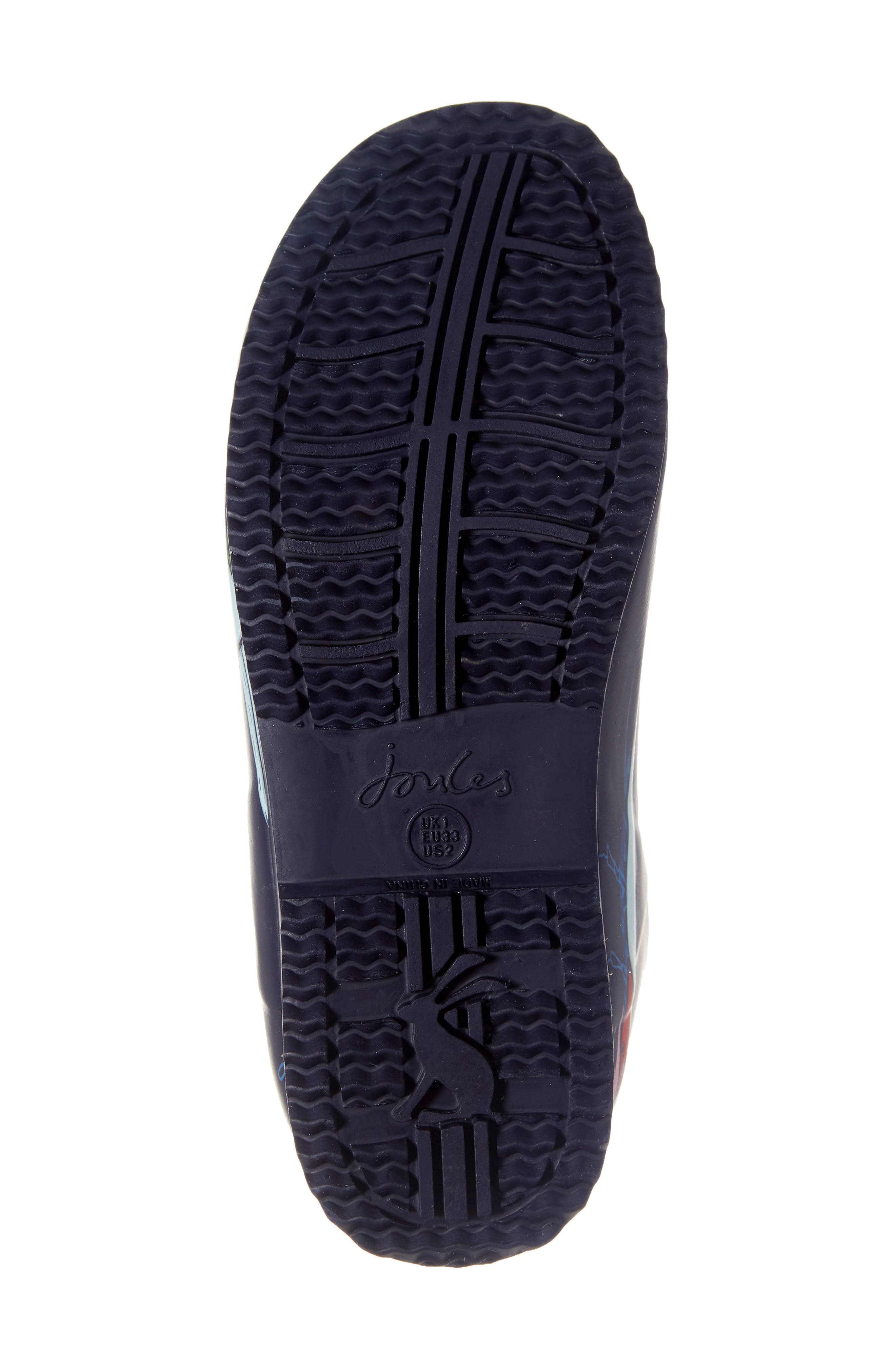 Joules Roll Up Waterproof Rain Boot, Alternate, color, 