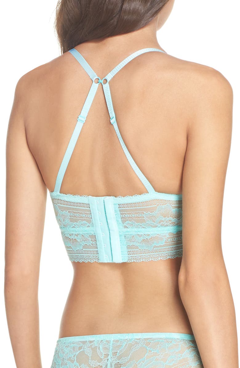 Free People Intimately FP Sorento Longline Underwire Demi Bra, Alternate, color, Mint