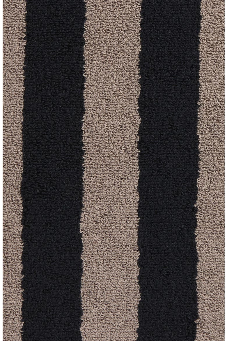 Kaksi Raitaa Hand Towel, Alternate, color, BLACK/BROWN