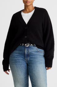 Madewell Drop Shoulder V-Neck Cardigan