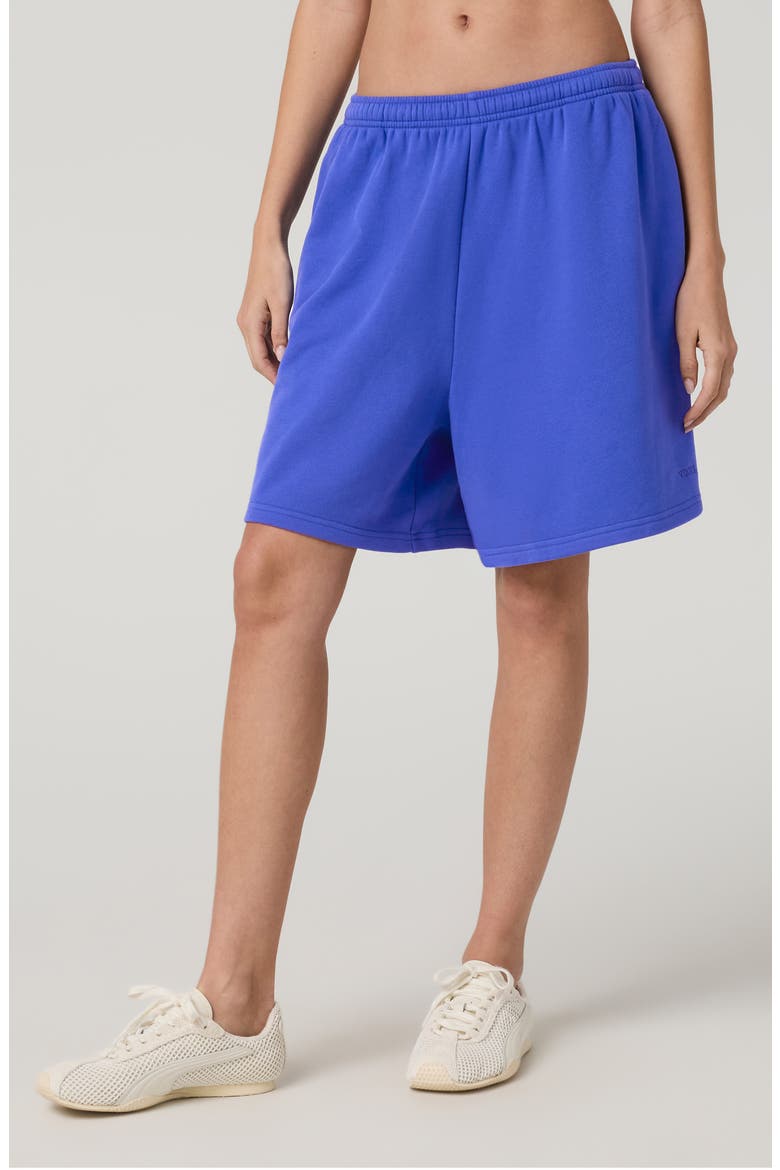 Sedona Retro Boyfriend Shorts, Main, color, ELECTRIC BLUE